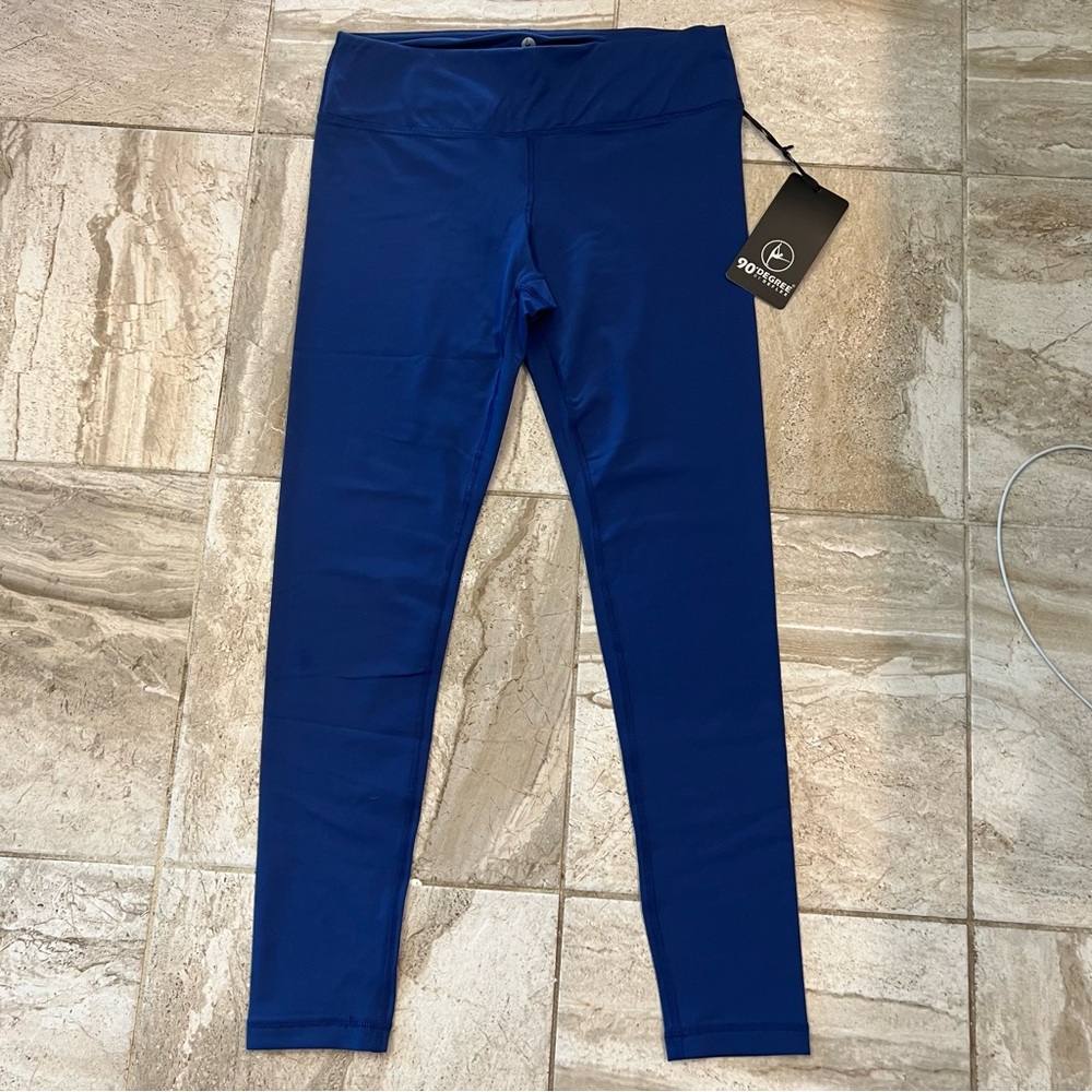 NET 90 Degree by Reflex Cloudburst Blue leggings, sports activewear, yoga pants